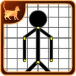 stickman animator android application logo